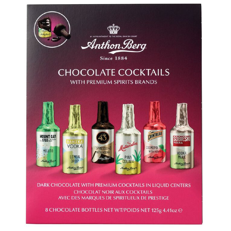 Anthon Berg Chocolate Cocktails 8 Pieces, , hi-res
