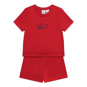 H&H Boys' Tee and Short Pyjama Set
