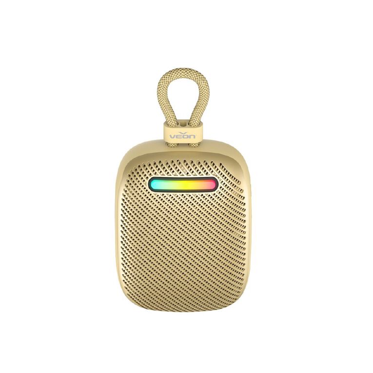 Veon IPX6 Waterproof Portable Speaker VNSK931BTGLD Gold, , hi-res