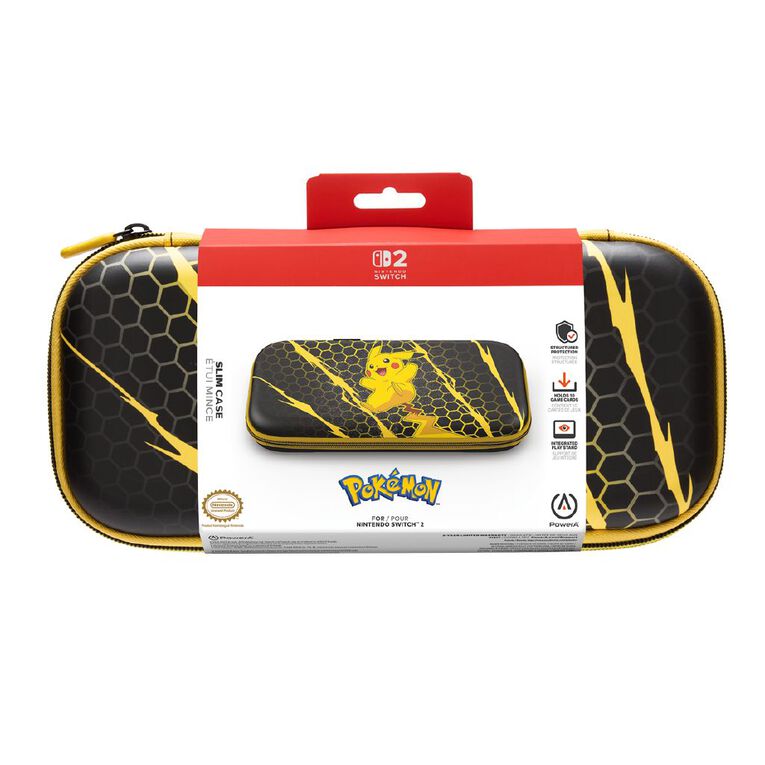 PowerA Slim Case for Nintendo Switch 2 Pokemon Pikachu Storm, , hi-res