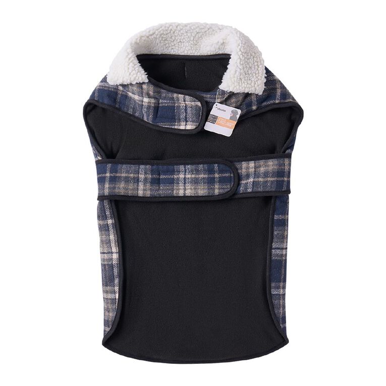 Petzone Check Jacket Blue XL, , hi-res