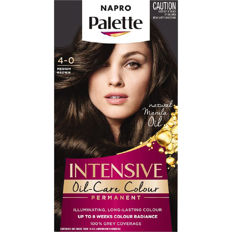 Napro Palette Hair Colour Medium Brown 4-0 Brown Mid, , hi-res