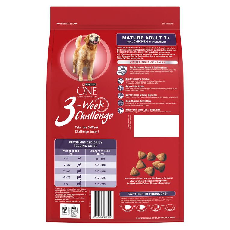 PURINA ONE Mature Adult 7+ Dry Dog Food 2.5kg, , hi-res