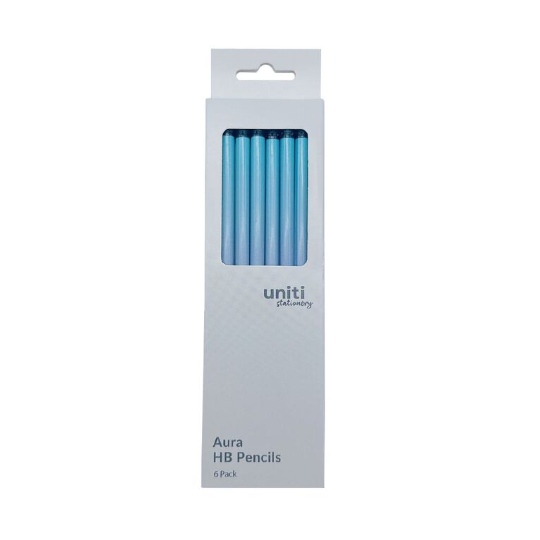 Uniti Adults Aura Hb Pencil 6 Pack, , hi-res