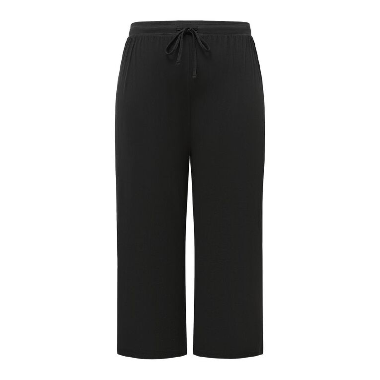H&H Plus Women's Comfy Pants, Black, hi-res
