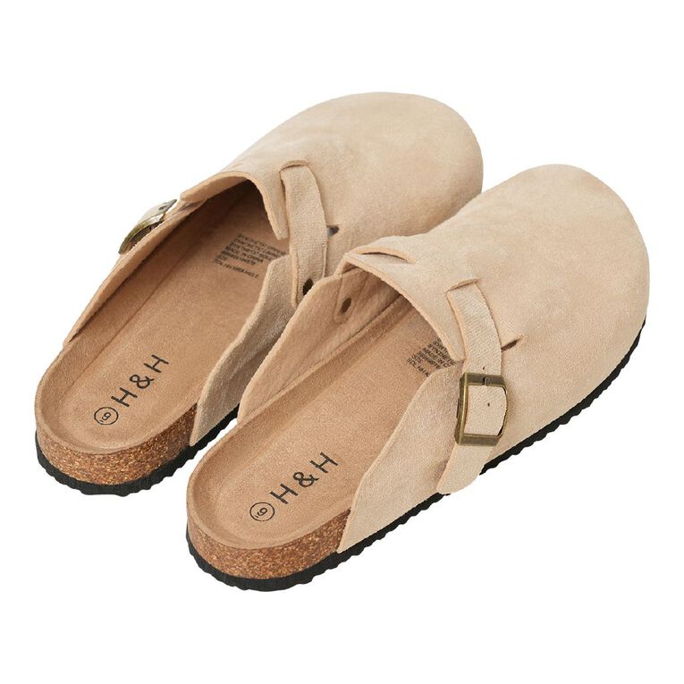 H&H Women's Kira Mule Sandals, Cream, hi-res