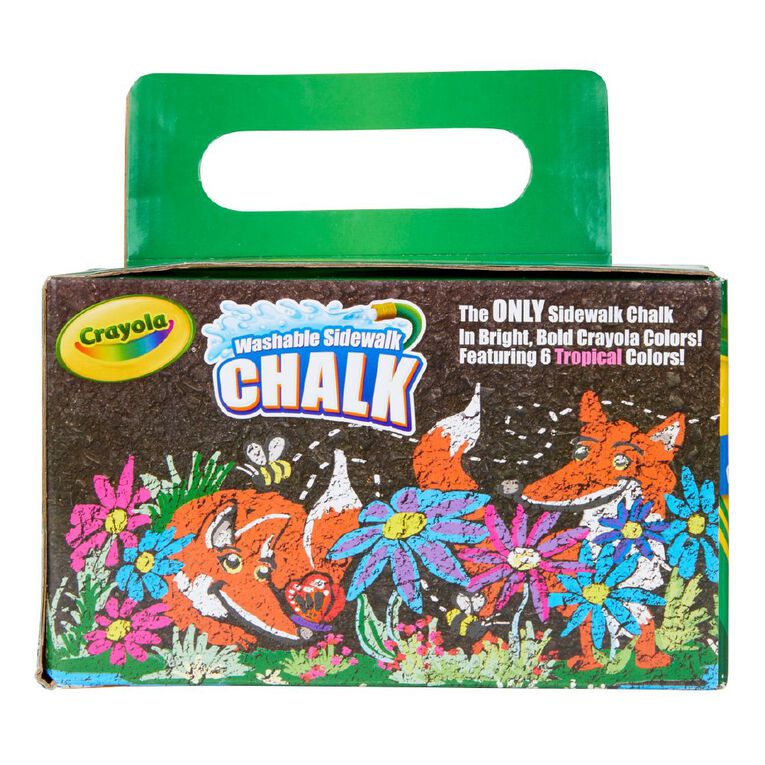 Crayola Washable Sidewalk Chalk Assorted 36 Pack, , hi-res