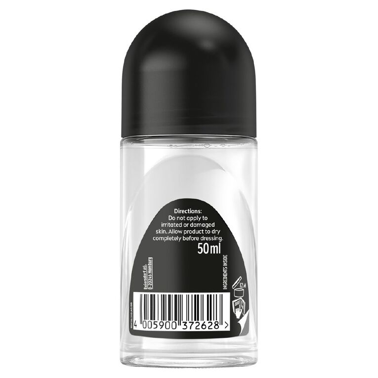 Nivea Deo Roll On Men Invisible Black And White Fresh, , hi-res