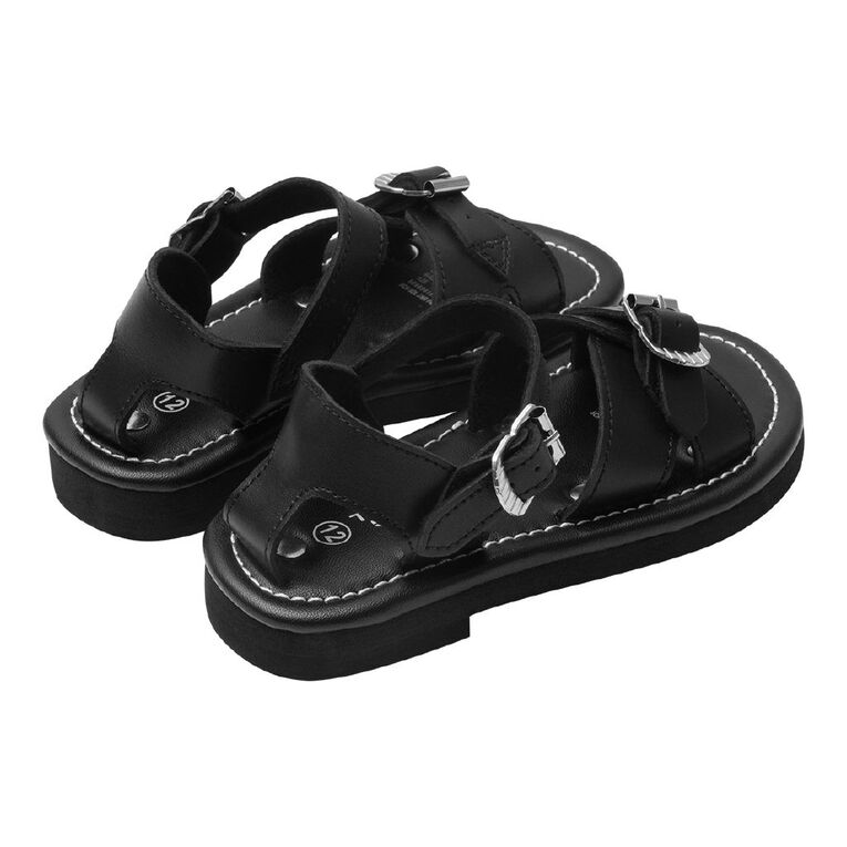 Young Original Junior Kids' Payton School Sandals, Black, hi-res