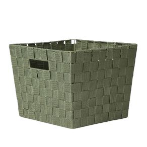 Living & Co Woven Basket Green Medium