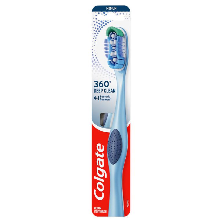 Colgate 360 Degree Toothbrush Medium Assorted, , hi-res