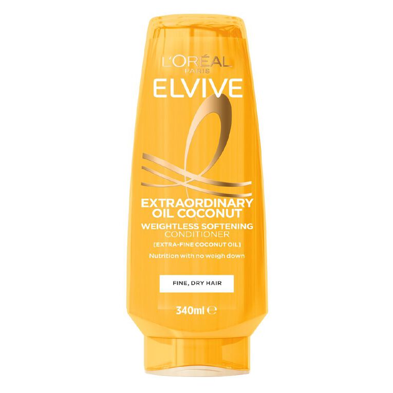 L'Oreal Paris Elvive Extraordinary Oil Coconut Conditioner 340ml, , hi-res