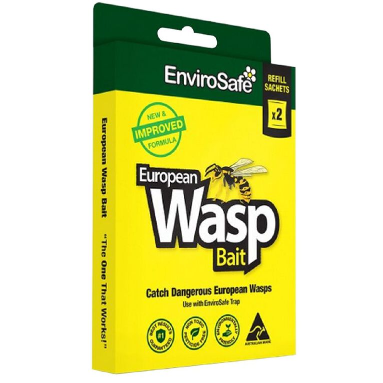 Envirosafe European Wasp Bait 2 Refill Sachets 3 Pack, , hi-res