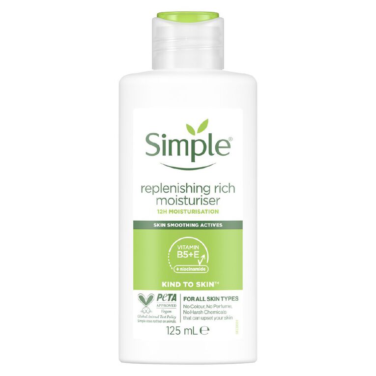 Simple Replenishing Rich Moisturiser 125ml, , hi-res