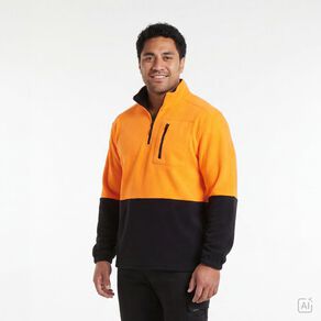 Rivet 1/4 Zip High Visibility Day Compliant Sweatshirt
