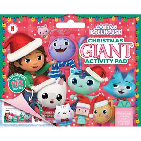 DreamWorks: Gabby s Dollhouse Christmas Giant Activity Pad by Dreamworks
