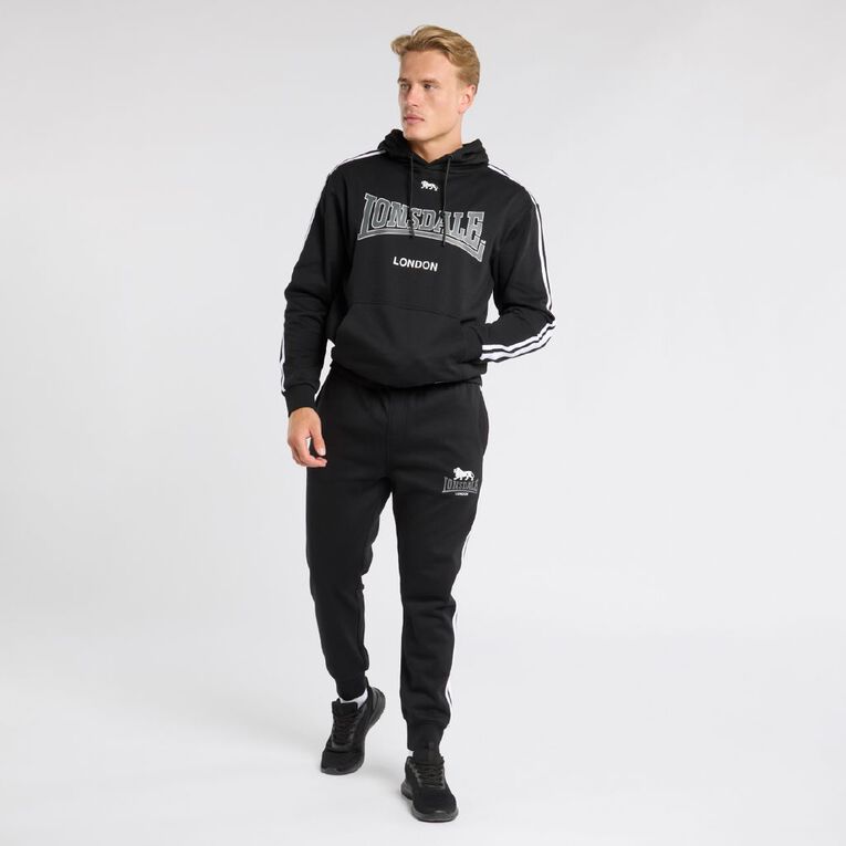 Lonsdale Men's London Hoodie, Black, hi-res