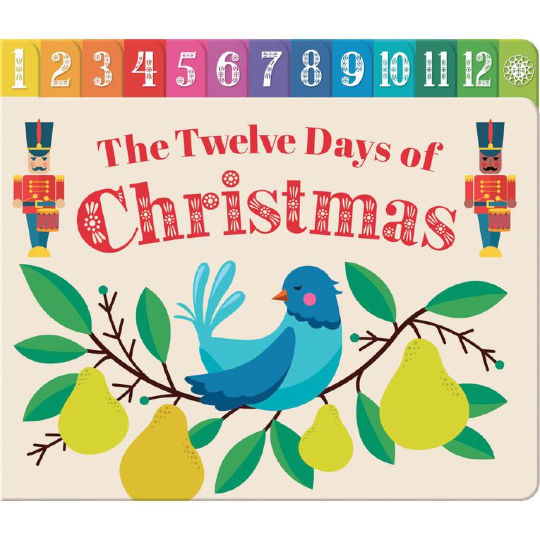 Chunky Tabbed Board Book: The Twelve Days Of Christmas, , hi-res