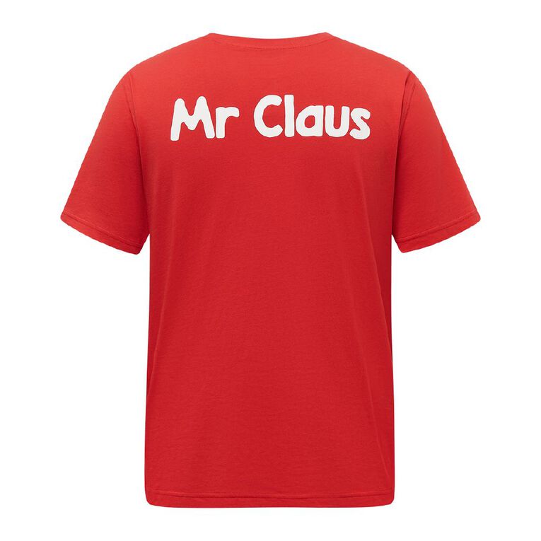 H&H Men's Christmas Graphic Tee, Red Dark, hi-res