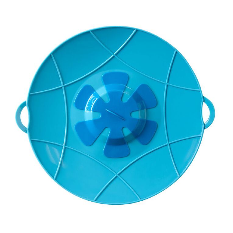Living & Co Silicone Universal Frypan Lid Blue, , hi-res