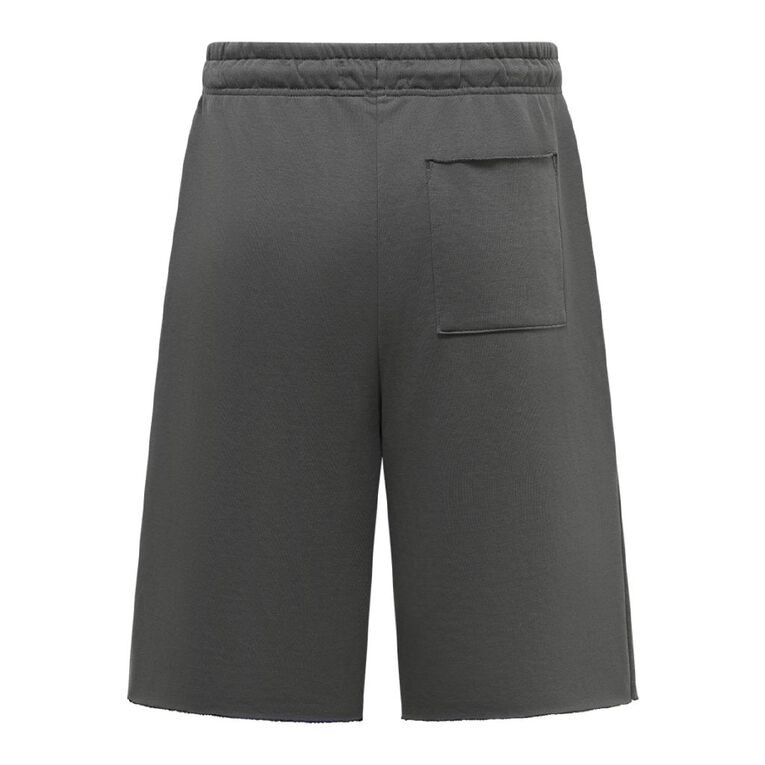 Garage Men's Baggy Terry Shorts, Grey Dark, hi-res
