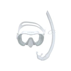 Body Glove Adults Travel Snorkel set White