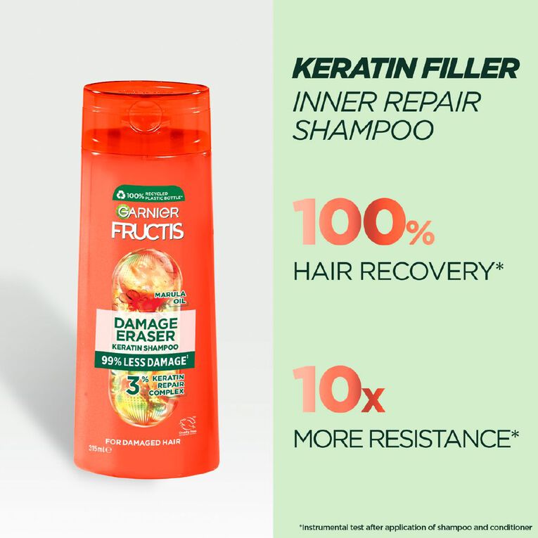 Garnier Fructis Damage Eraser Shampoo 315ml, , hi-res