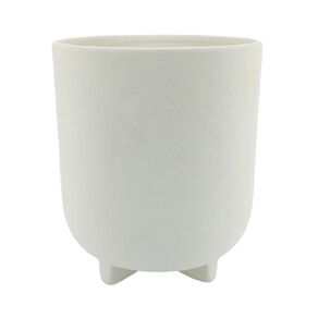 Northcote Pottery Zara Pedestal Pot-Ecru 15cm