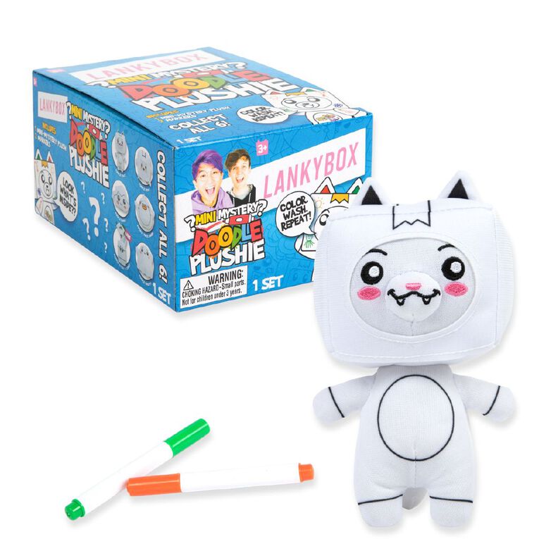 LankyBox Mini Mystery Plush Doodle Plush Series Assorted, , hi-res