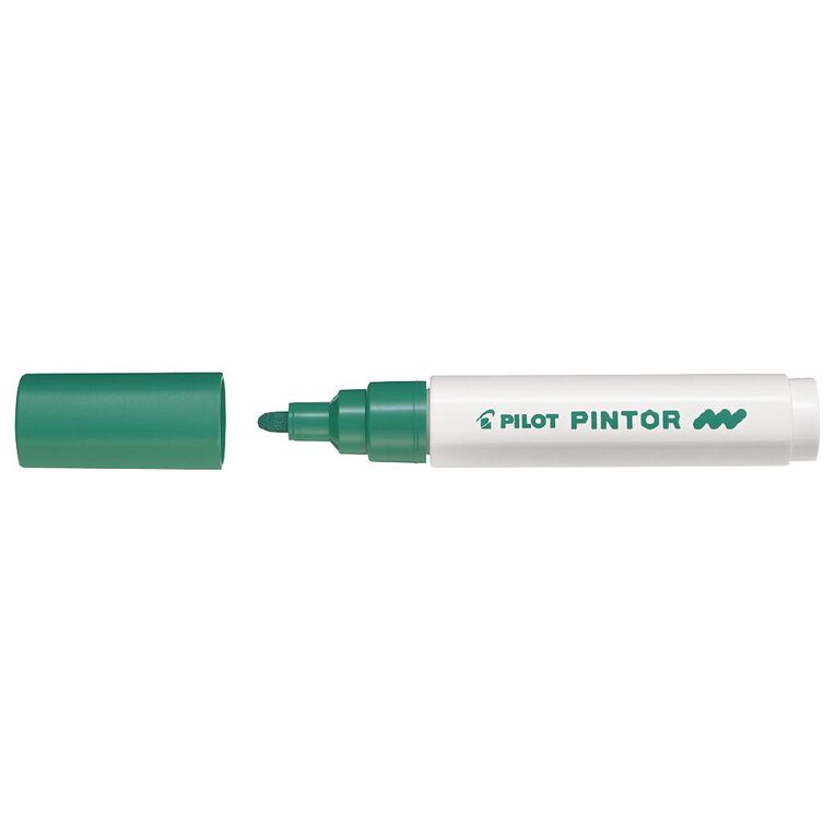 Pilot Pintor Marker Bullet Medium 4.5mm Tip Green, , hi-res