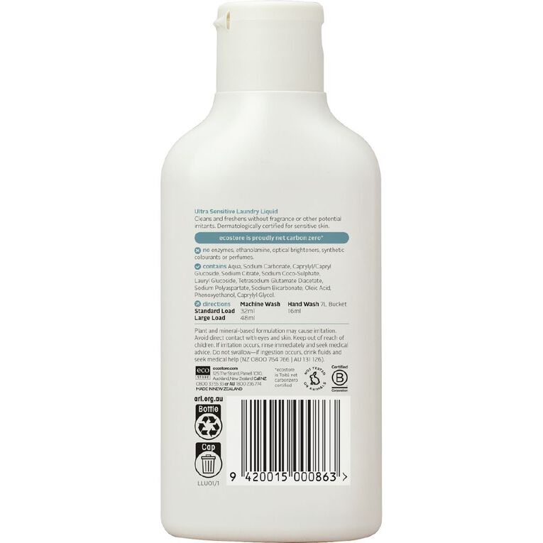 Ecostore Ultra Sensitive Laundry Liquid 100ml, , hi-res