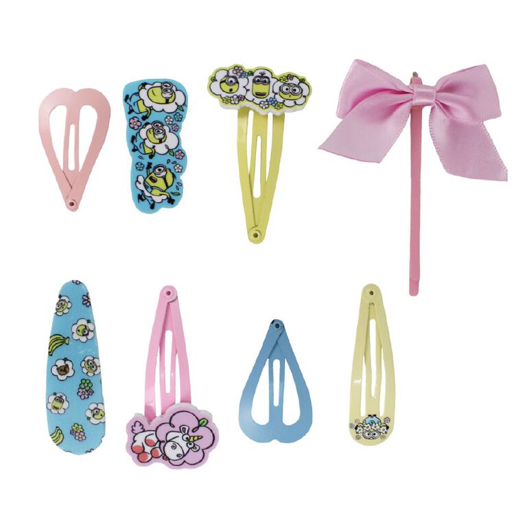 Minions Hair Clip Wheel 8 Pack, , hi-res
