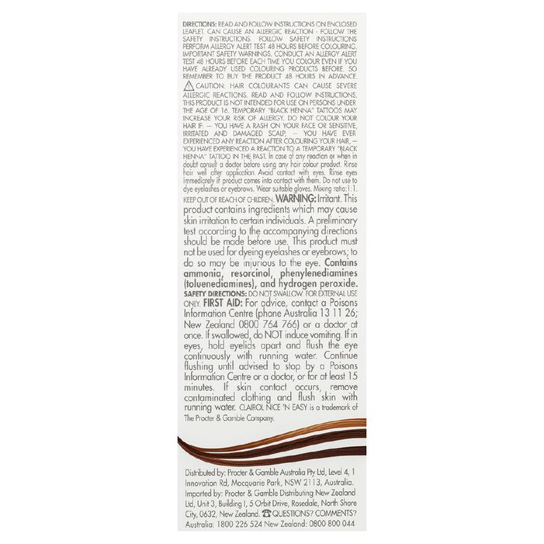 Clairol Nice N Easy Permanent Hair Colour Medium Golden Brown 5G, , hi-res