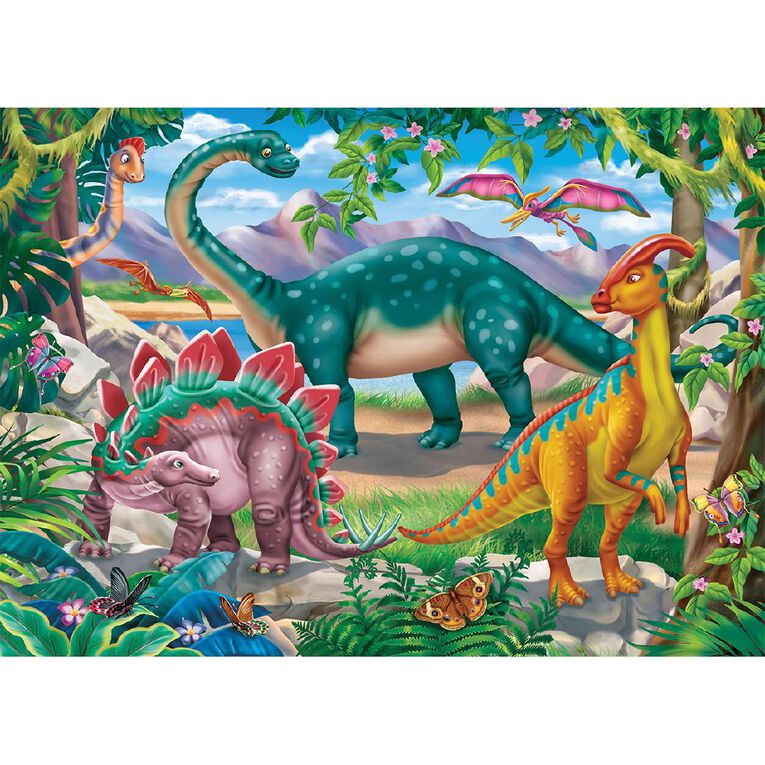Dinosaur Junior Frame Tray Puzzle 35 Piece, , hi-res