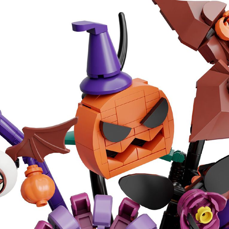 Midnght Pumpkin Bouquet - Spooky Blooms with Halloweeen Icons, , hi-res