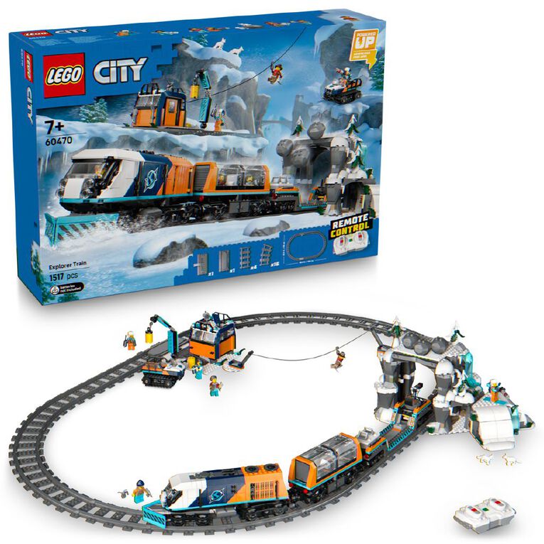 LEGO CITY Explorers Arctic Polar Express Train 60470, , hi-res
