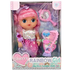 Toddler Doll Hair Pink
