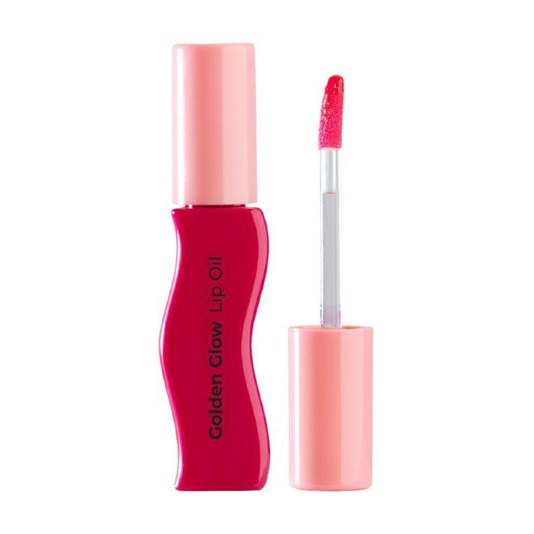 MCoBeauty Golden Glow Lip Oil- Berry Bliss, , hi-res