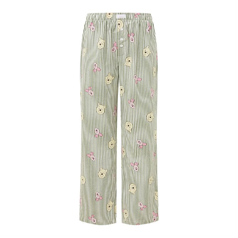 Winnie the Pooh Women's Flannel Pants, Cream, hi-res