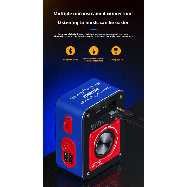 Transformers Bluetooth Speaker Optimus Prime TF-Y02BLU Blue, , hi-res