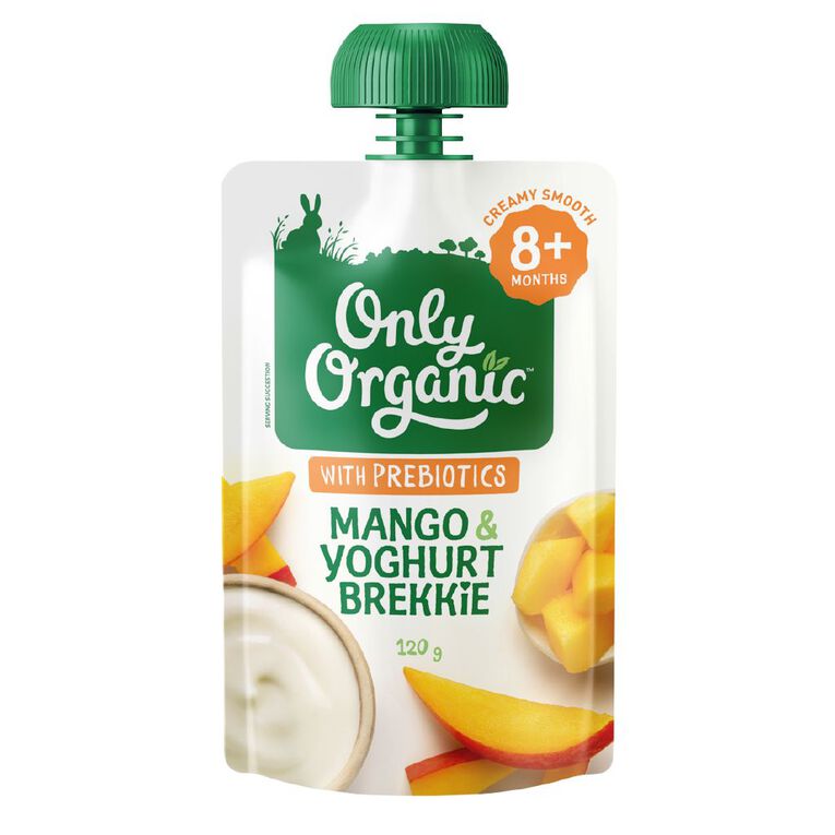 Only Organic Mango & Yoghurt Brekkie 8+ Months, , hi-res