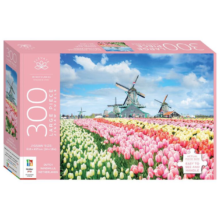 Elevate Windmills Holand 300 Piece Puzzle, , hi-res