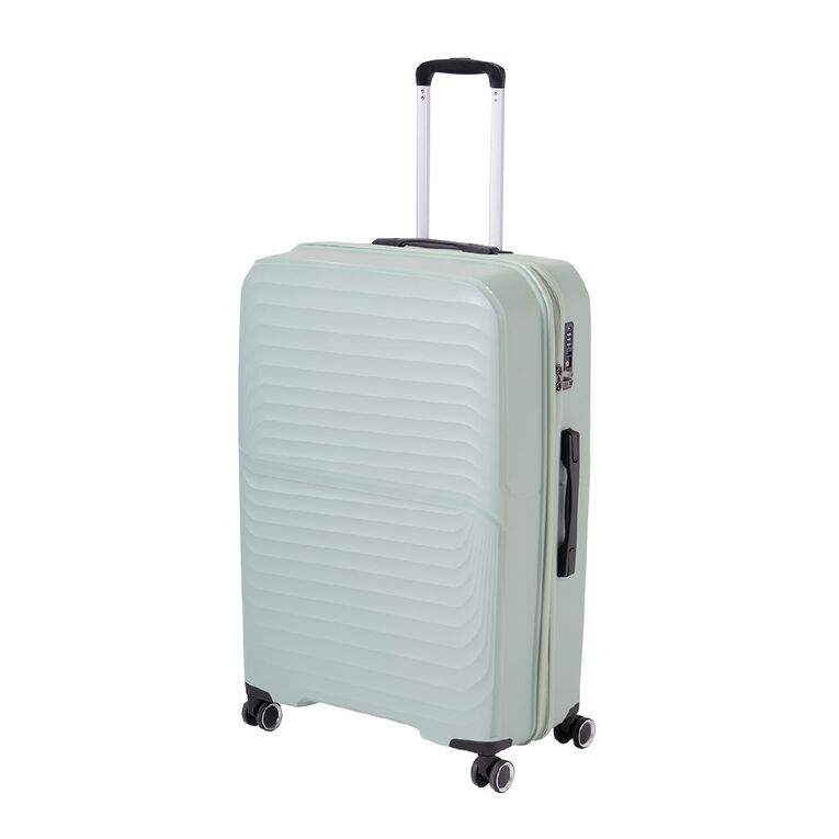 Intrepid 70cm Hardside Checked Suitcase Green, , hi-res