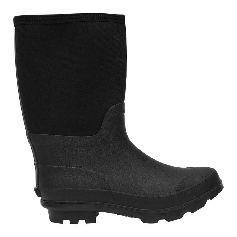 Back Country Men's Neoprene Gumboots, Black, hi-res