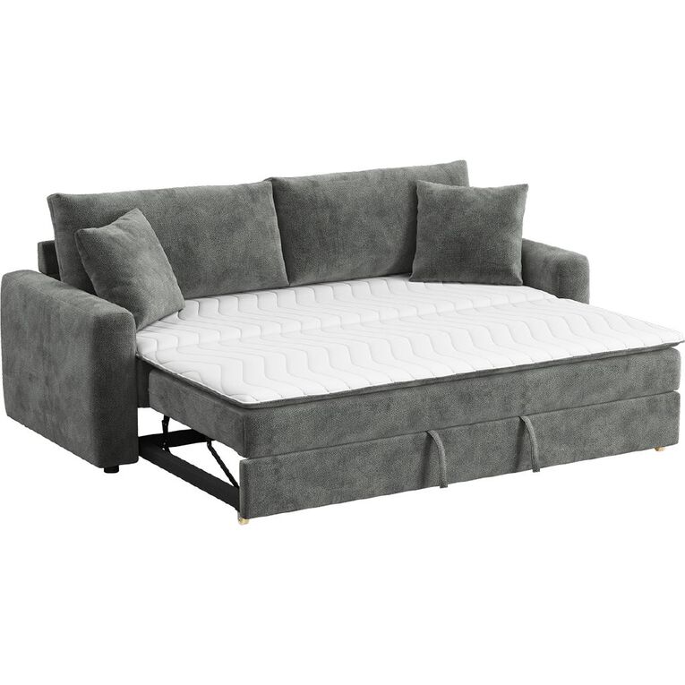 Living & Co Bronte Sofa Bed Grey, , hi-res