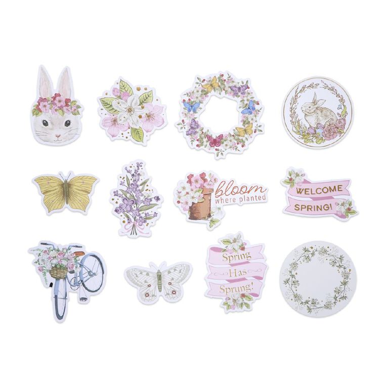Uniti Bunny Cardstock Die Cut Shapes, , hi-res