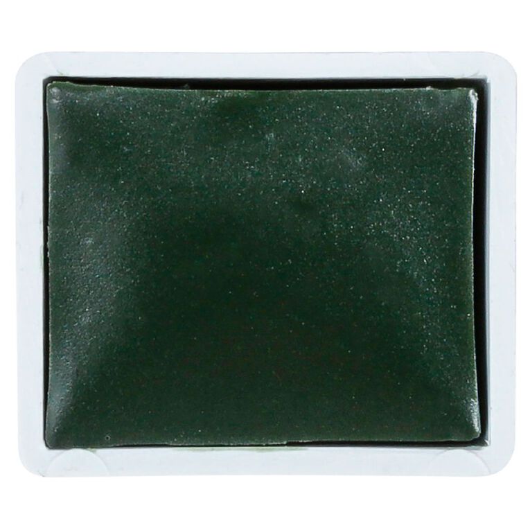 BLOCKX Watercolour Half Pan S1 161 Earth Green Green, , hi-res
