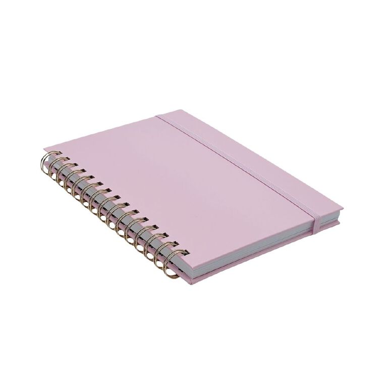 Uniti Floral Spiral Notebook A5 Pink A5, , hi-res