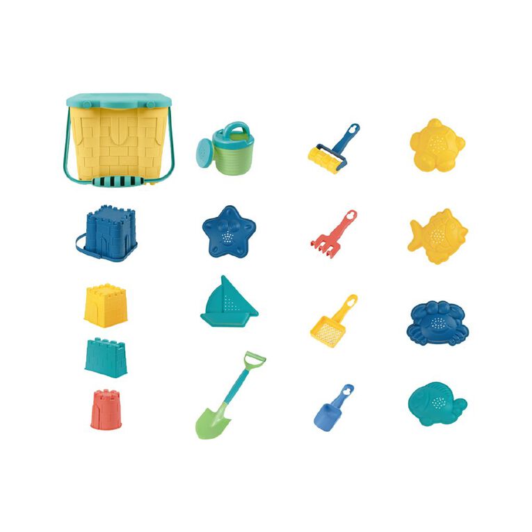 Active Intent Play Giant Sand Castle Set 17 Piece 2A Assorted, , hi-res