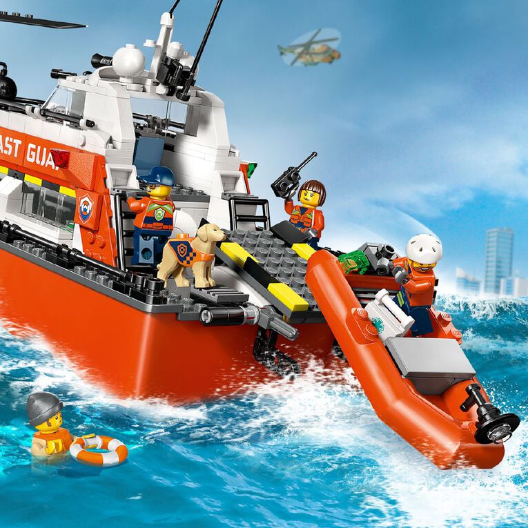 LEGO CITY Coast Guard Rescue Boat & Helicopter 60504, , hi-res